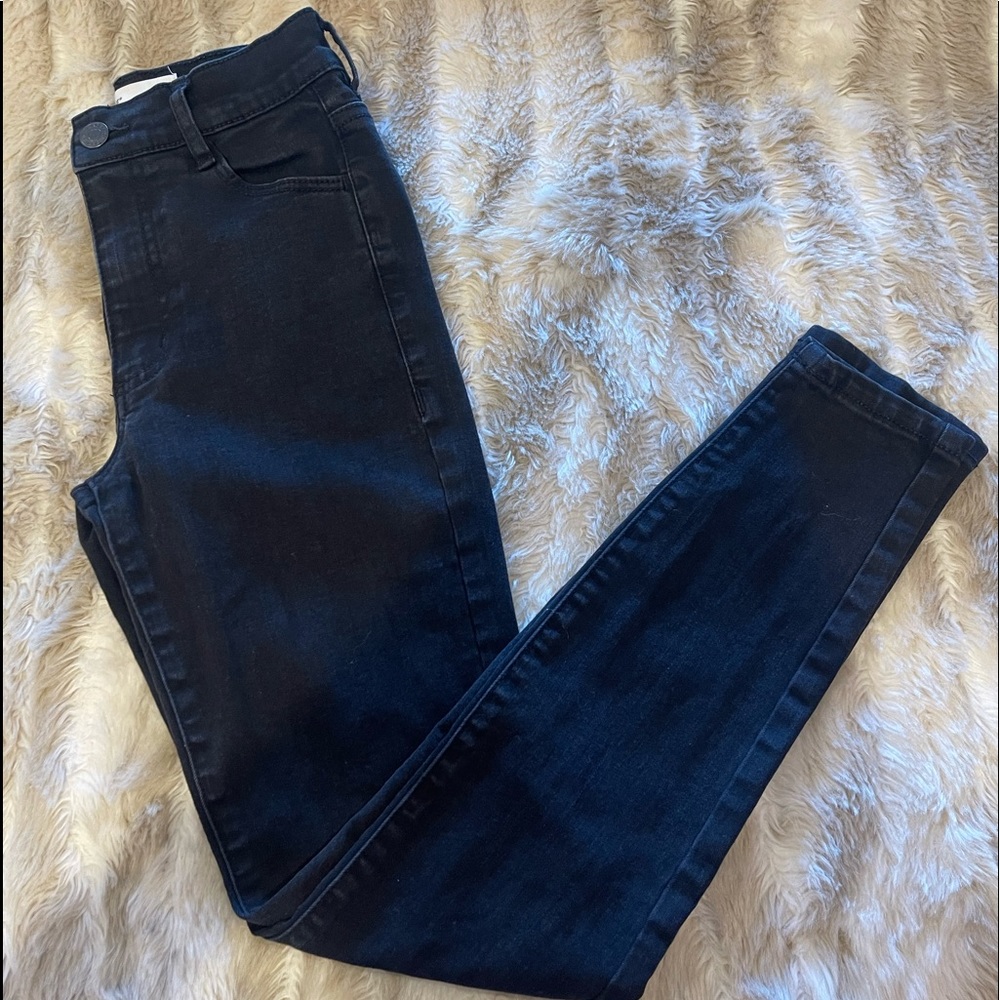 Black Garage high rise skinny jeans
